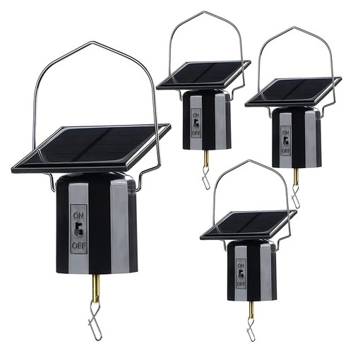 4pcs solar powered wind - powered,