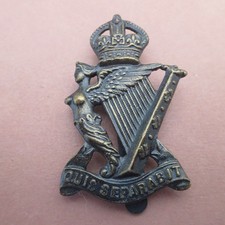 The Royal Ulster Rifles (Blackened Brass) British Army/Military Hat/Cap Badge