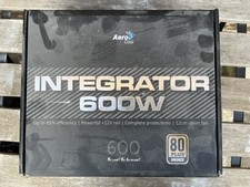 AeroCool ACP-I600HG Integrator 80 Plus 600W ATX Power Supply 12cm - Black