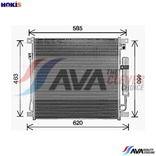 Condenser air conditioning - condenser,