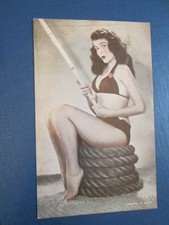 Risque Card c1950s