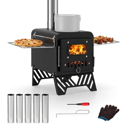 Foldable hot tent stove - tent,