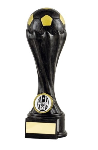 Football swirl column trophy - swirl,
