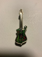 Ginger  Wildheart - Die-Cut Guitar Pin Badge RARE