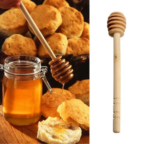 2pcs honey spoons wooden - 2pcs,