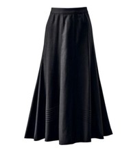 BNWT Burnt ORANGE Damart Ladies Pull on Linen Skirt Size 20 With pintuck detail