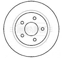 Borg beck brake disc - &,