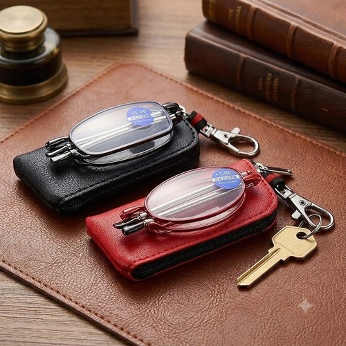 Folding reading glasses - glasses, with