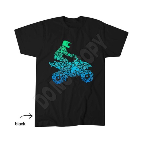 Quad biker atv wheeler - biker,