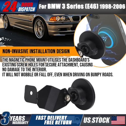 Magnetic car phone mount - car,