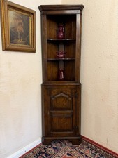 QUALITY OAK CORNER CUPBOARD