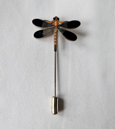 Vintage dragonfly stick pin - dragonfly,