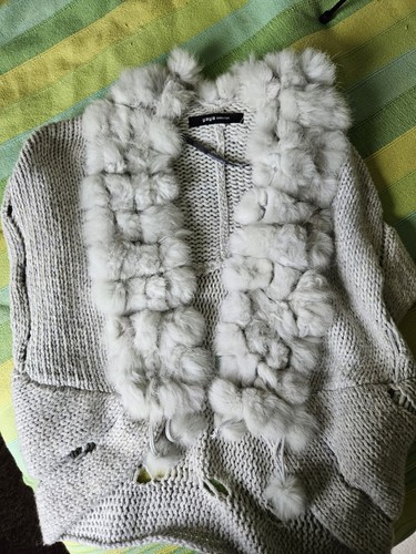 Angora and wool gilet - angora,