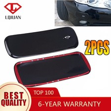 2PCS Universal Black Car Front Rear Bumper Crash Protector Corner Guard Sticker