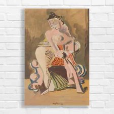 Vibrant Abstract Nude Figure