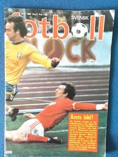 Svensk Fotboll Magazine - 1980 - Sweden FA Publication. In SWEDISH