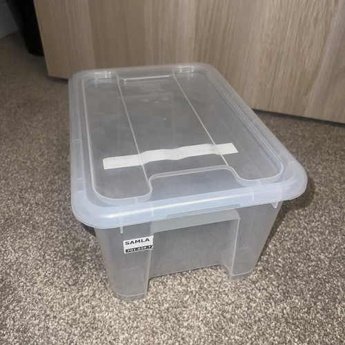 Ikea samla plastic clear - plastic,