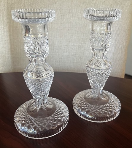 Pair signed waterford crystal - pair,