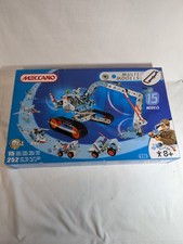 Meccano MultiModels 15 Models Set 6515 With Cable Control 252 Pieces Complete