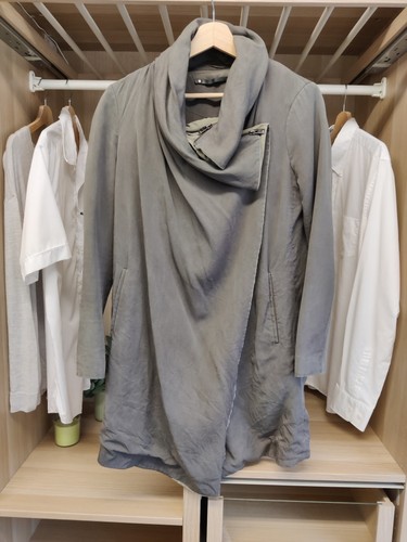 Allsaints grey coat - allsaints,