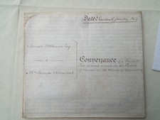 Vellum Indenture 1854 concerning Property in Great Malvern Worcestershire