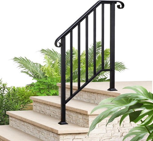 Iron handrail stair - handrail,