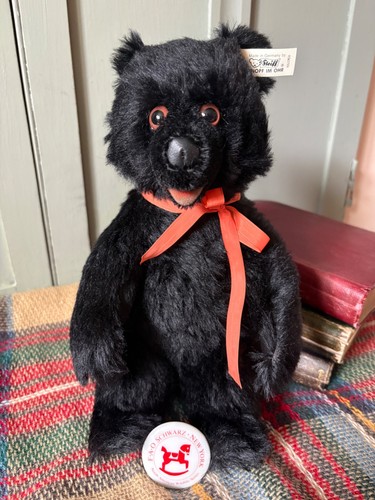 Steiff 652059 black bear cub - black,
