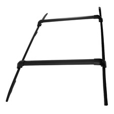 Black Roof Rail Cross Bar for