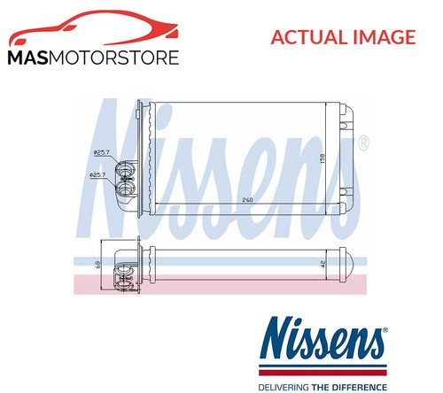 Heater radiator exchanger - radiator,