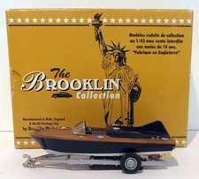 Brooklin Models 1/43 Scale BRK71 - 1955 Classic American Speedboat With Trailer