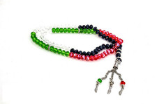 SMALL PALESTINE PRAYER BEADS TASBIH - 99 BEADS - RAMADAN GIFT 