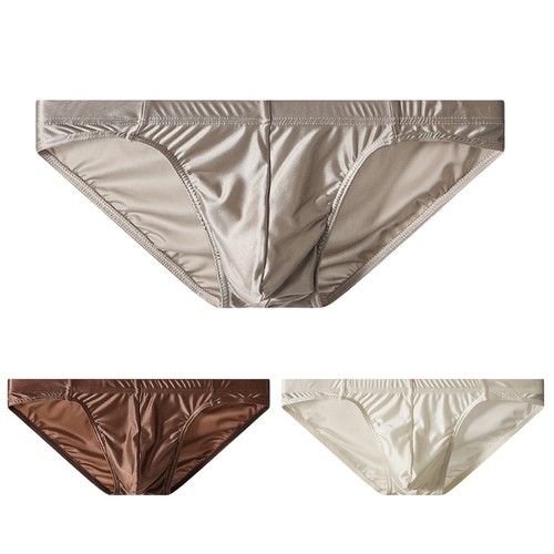Men satin silk briefs - satin,
