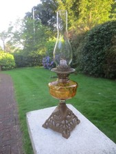 Antique Vintage Amber Glass