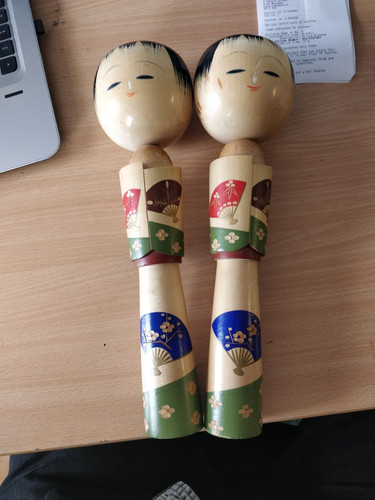 27cm japanese kokeshi dolls - japanese,