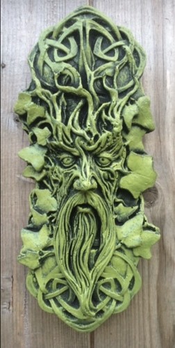 Celtic man stone garden