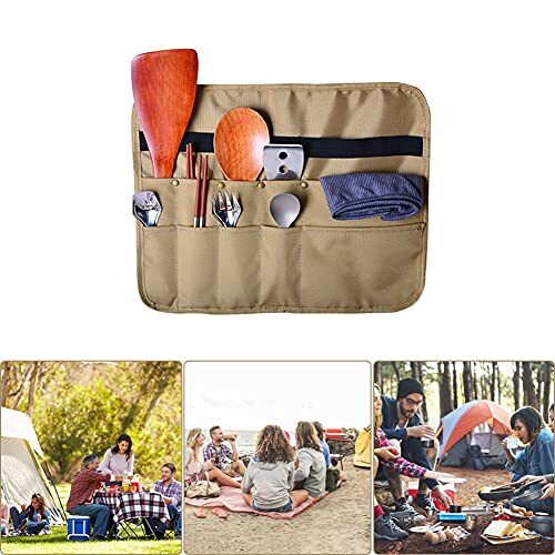 Camping tableware storage bag - camping,