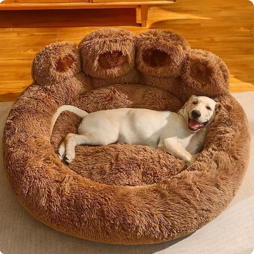 New plush pet dog bed - new,