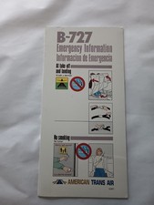 Airline safety cards