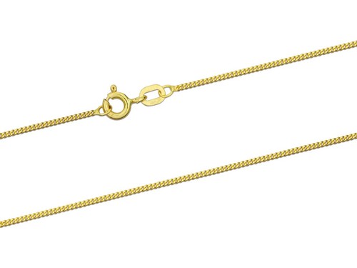 18ct solid yellow - 18ct, curb