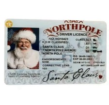 North Pole Santa Claus ID And