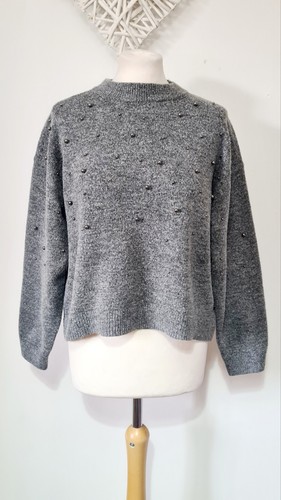 Ladies womens grey beaded - ladies,