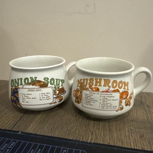 Vintage retro recipe soup - recipe,