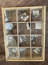 Metal Puzzles x 12 , Detangle