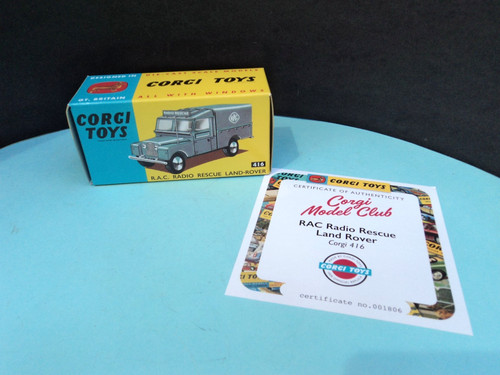 Corgi model club reissue - club,