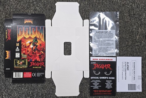 Doom atari jaguar game box - doom,