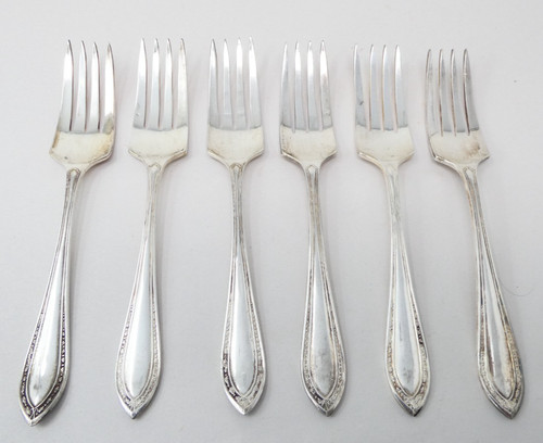 Six dessert forks set - of, 6