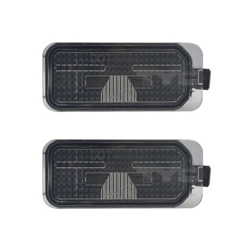 2pcs license plate - plate, lamp