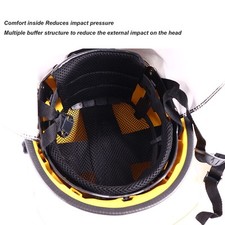 Fire Rescue Helmet With Face Shield Flame Retardant Adjustable Shock Resistan FG