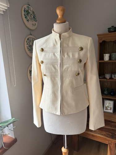 Zara ecru white - white, fitted