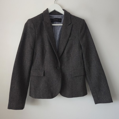 Zara wool tweed elbow - tweed,